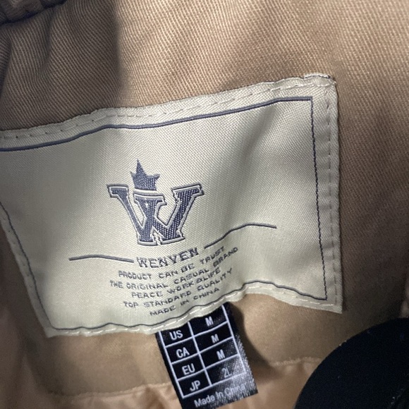 New Sz M Womens brown winter Sherpa lined business casual jacket with hood - Picture 10 of 11